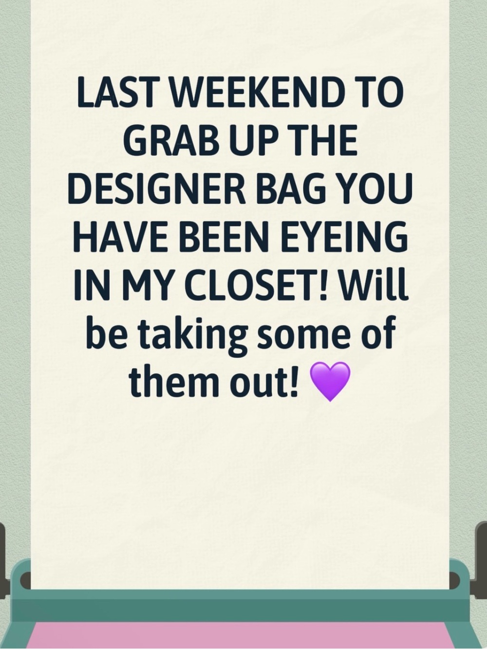 🚨TIME TO GRAB THE BAG YOU HAVE BEEN WANTING NOW🚨